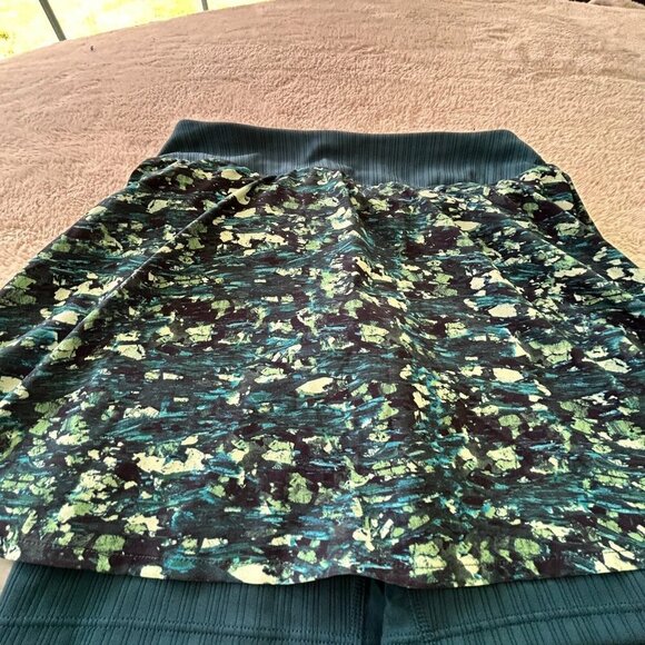 Smartwool Skort Green Merino Wool Blend Womens XS Activewear Performance - Picture 2 of 12